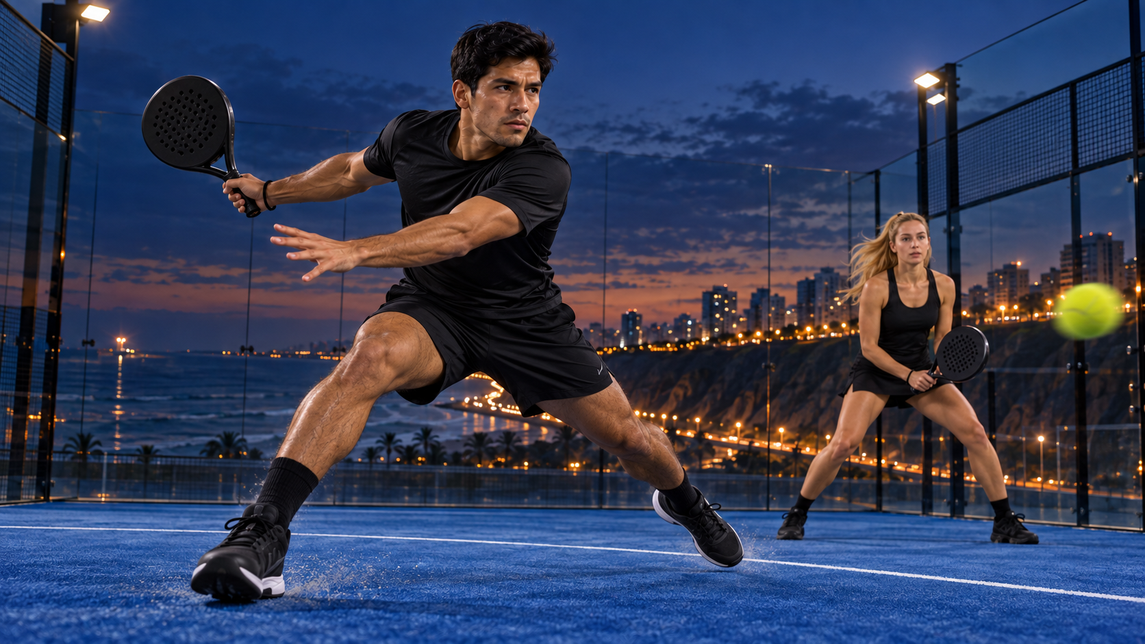 Cancha de pádel en International Padel Asia